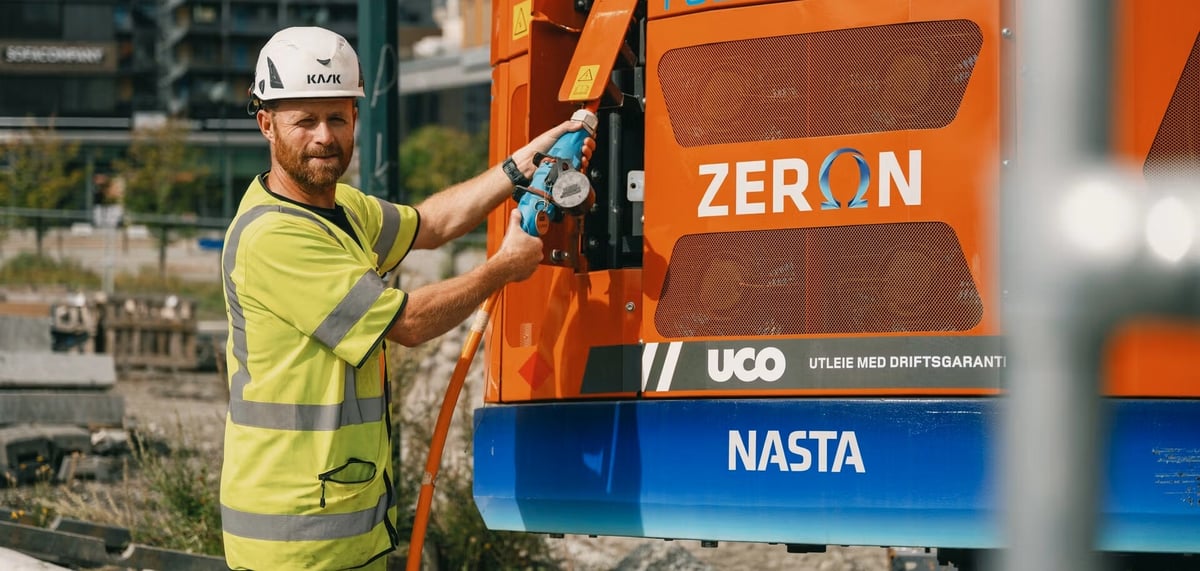 utslippsfri anleggsmaskin enova